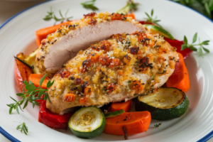 What is Parmesan Crusted Chicken Made Of?