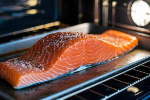 Bake Salmon at 350 or 400