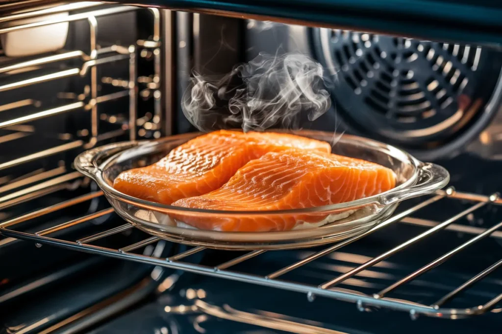 Should I cover salmon when baking - covered salmon dish